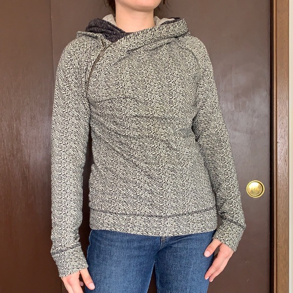 Maison Scotch Asymmetric Double Hoodie - Picture 1 of 7